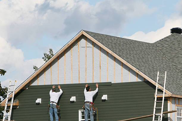 Professional Emergency Siding Repair technician working in Bethel, WA